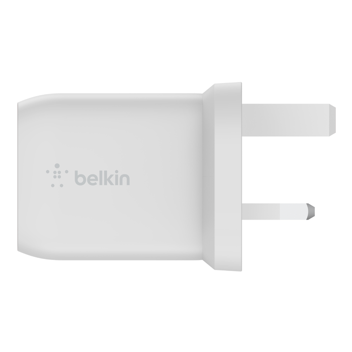 雙 USB-C® GaN PPS 65W 快速家用式充電器, 白色的, hi-res